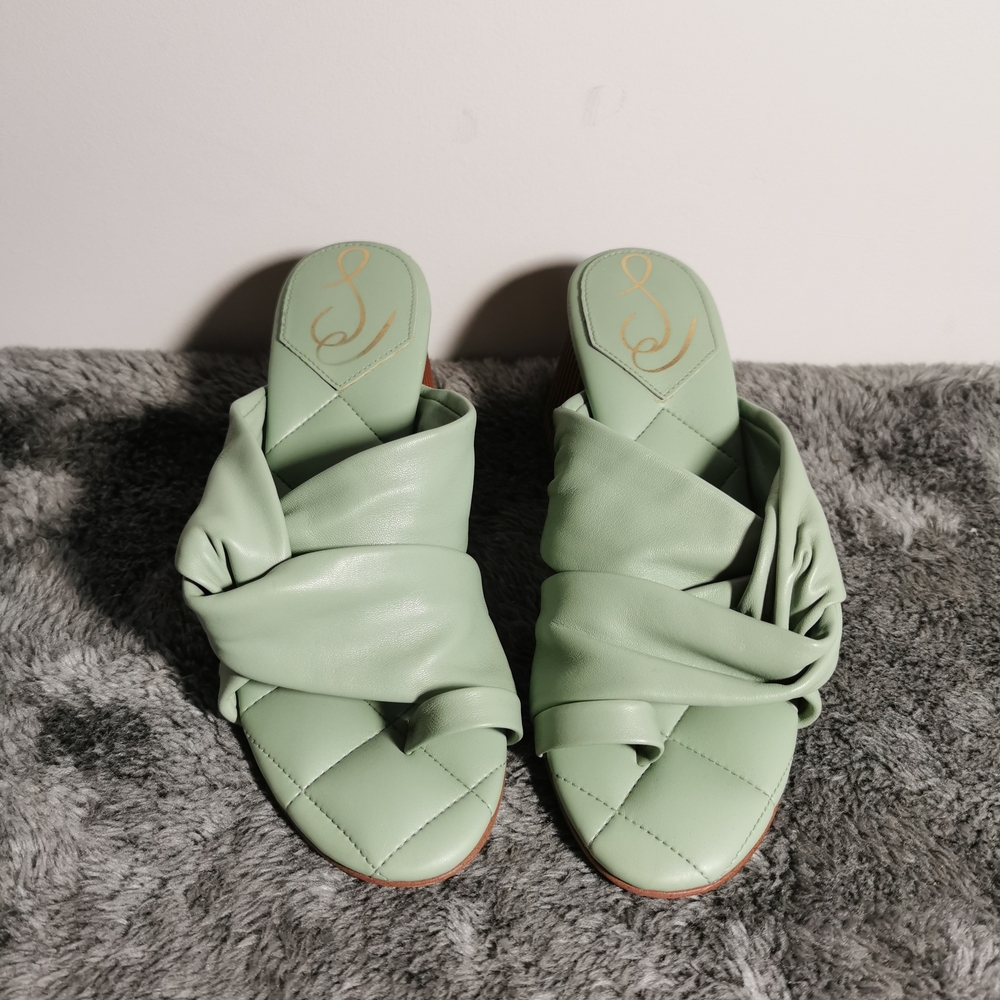Sam Edelman Mint Green Mules